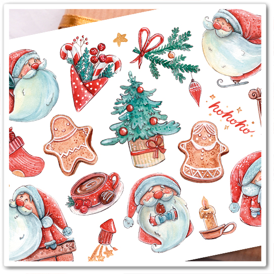 Наклейки "Милый Санта"