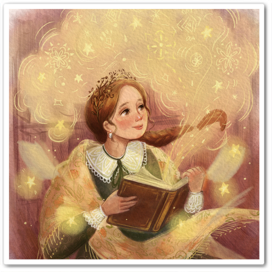 Дева, коллекционирующая книги