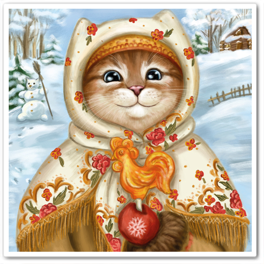 Кошечка с леденцом