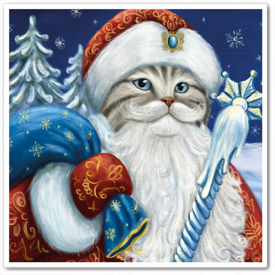 Котик Дед Мороз