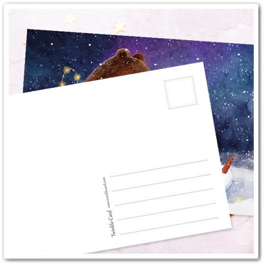 Миша и зайка. Снеговик