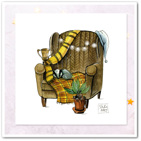 Кресло. Пуффендуй