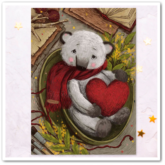 Плюшевые медведи. Сердце
