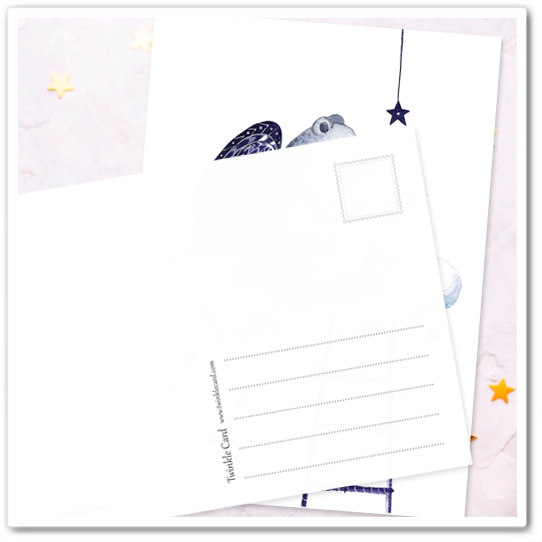 Белый миша. Ангел