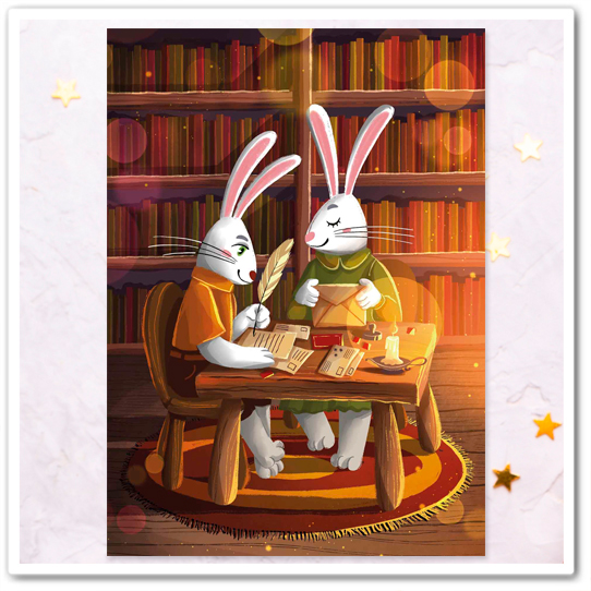 Зайчики. Открытки для друзей