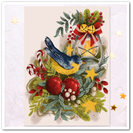 Птички. Рождество. №5