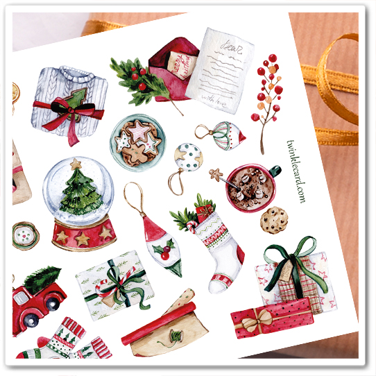 Наклейки "Зимние радости"