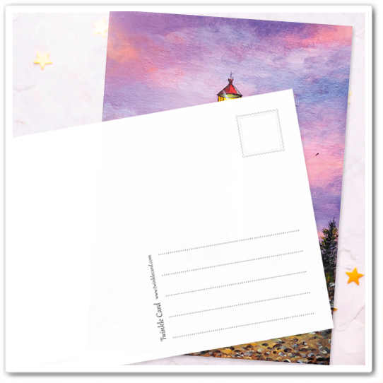 Маяк. Осенний закат