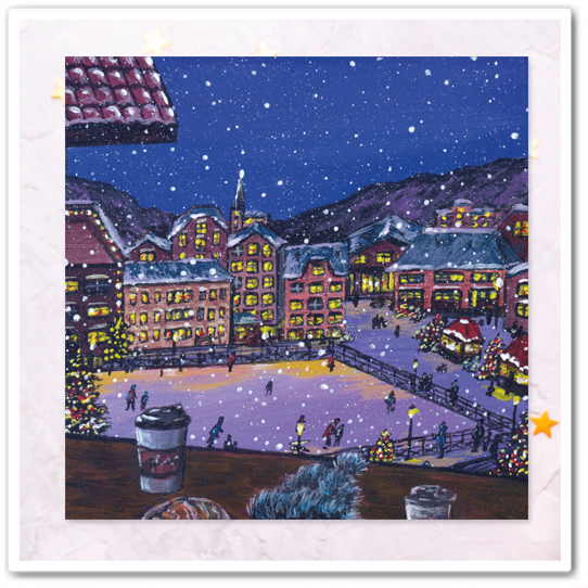 Вид на каток