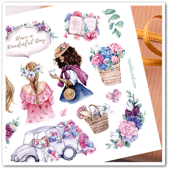 Наклейки "Чудесный день"