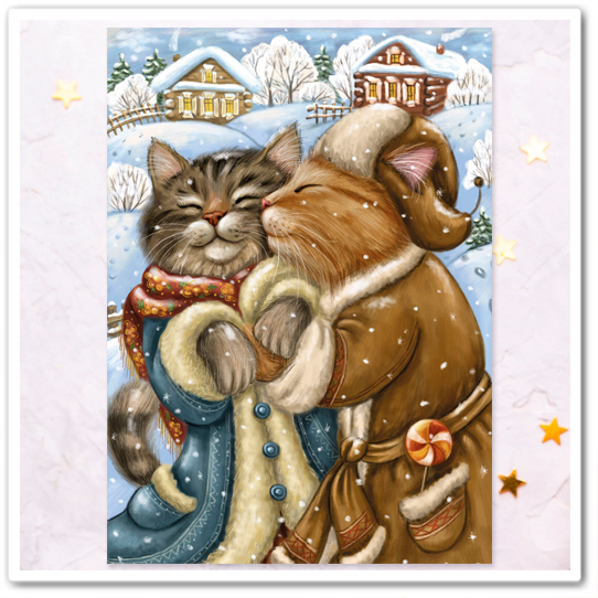 Котики. Влюблённые