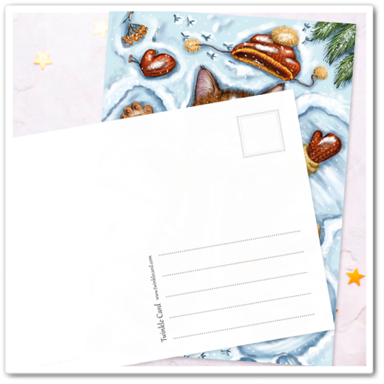 Котик. Снежный ангел