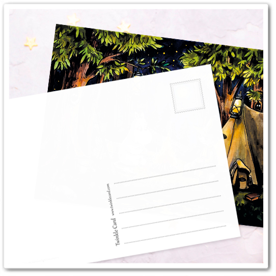 Муми и снусмумрик. У костра