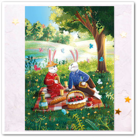 Зайчики. Пикник