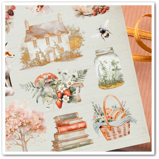 Наклейки "Волшебный лес"