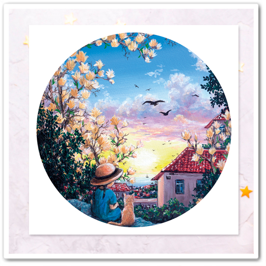 Пушистый друг. Любуемся видом