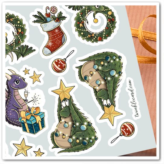 Наклейки "Год Дракона"