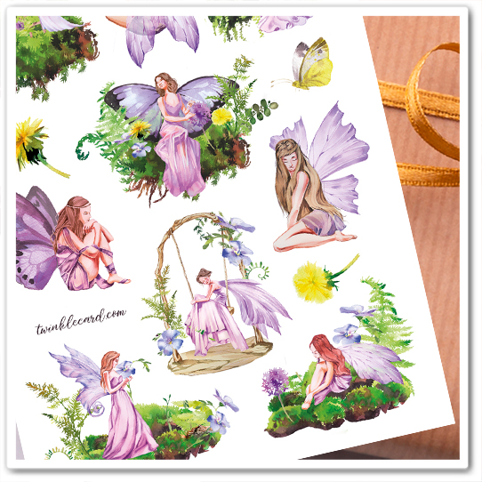 Наклейки "Лесные феи"