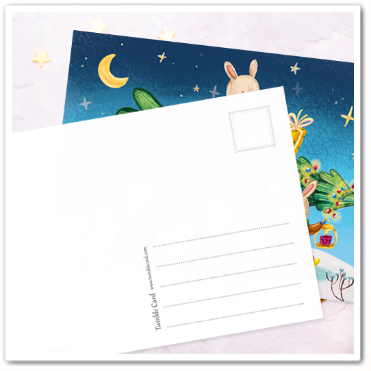 Зайчики несут ёлку