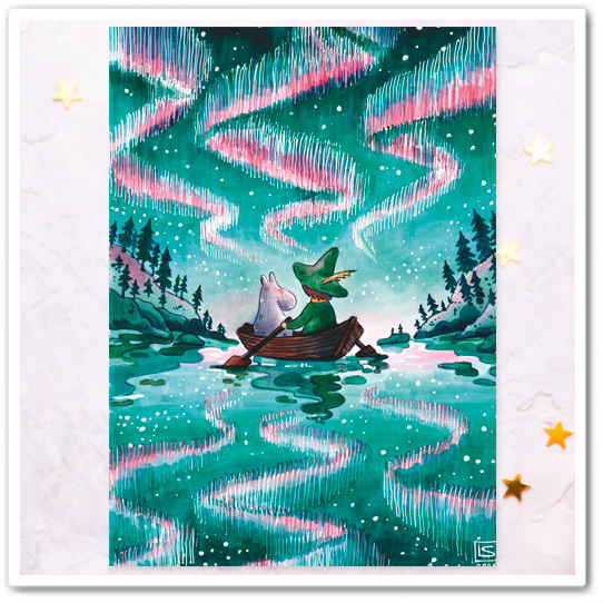 Муми и Снусмумрик. Северное сияние