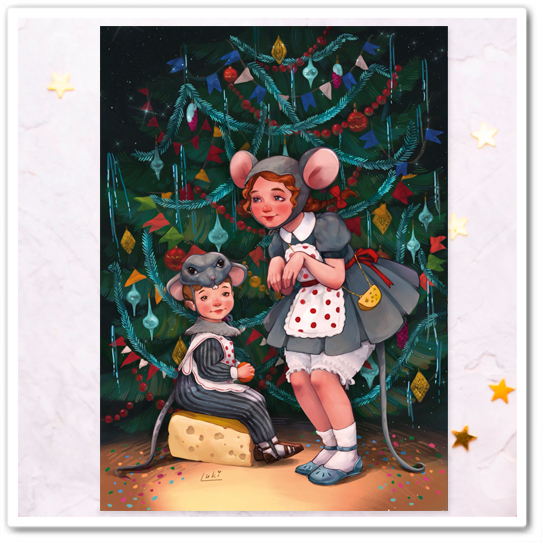 На Ёлке. Мышки