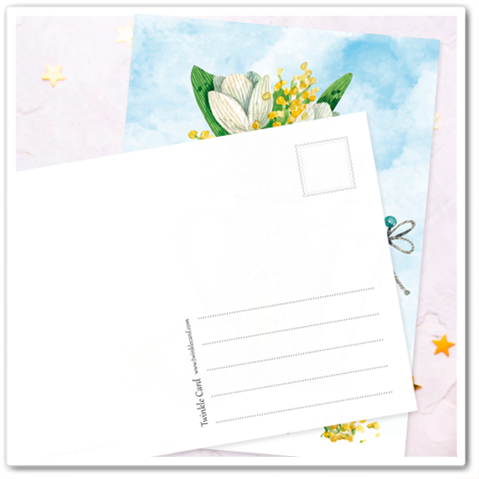 Домик с мимозой