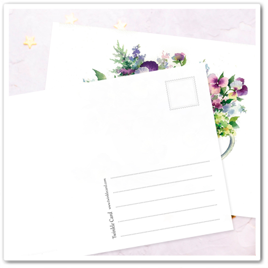 Чашечка с виолами