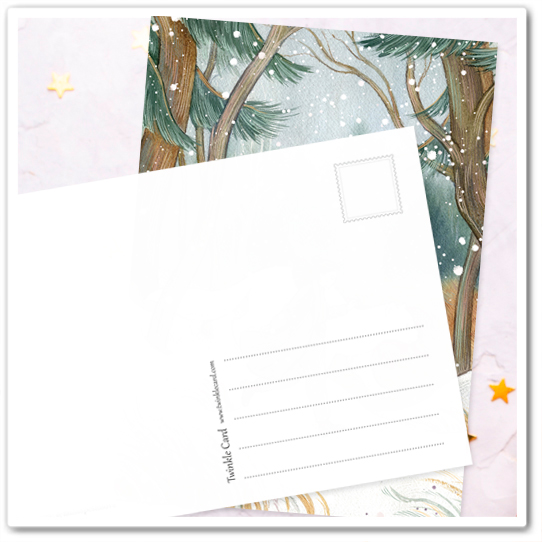 Сквозь снег и лес