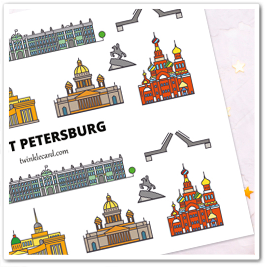 Наклейки "Санкт-Петербург"