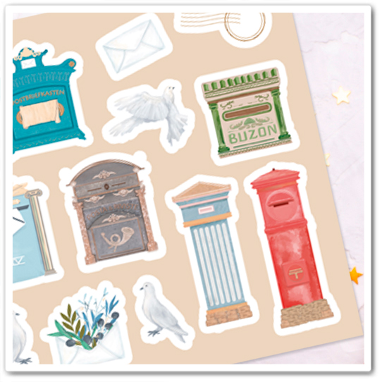Наклейки "Почта"