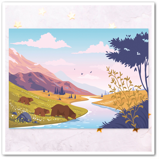 Хозяева леса. У ручья