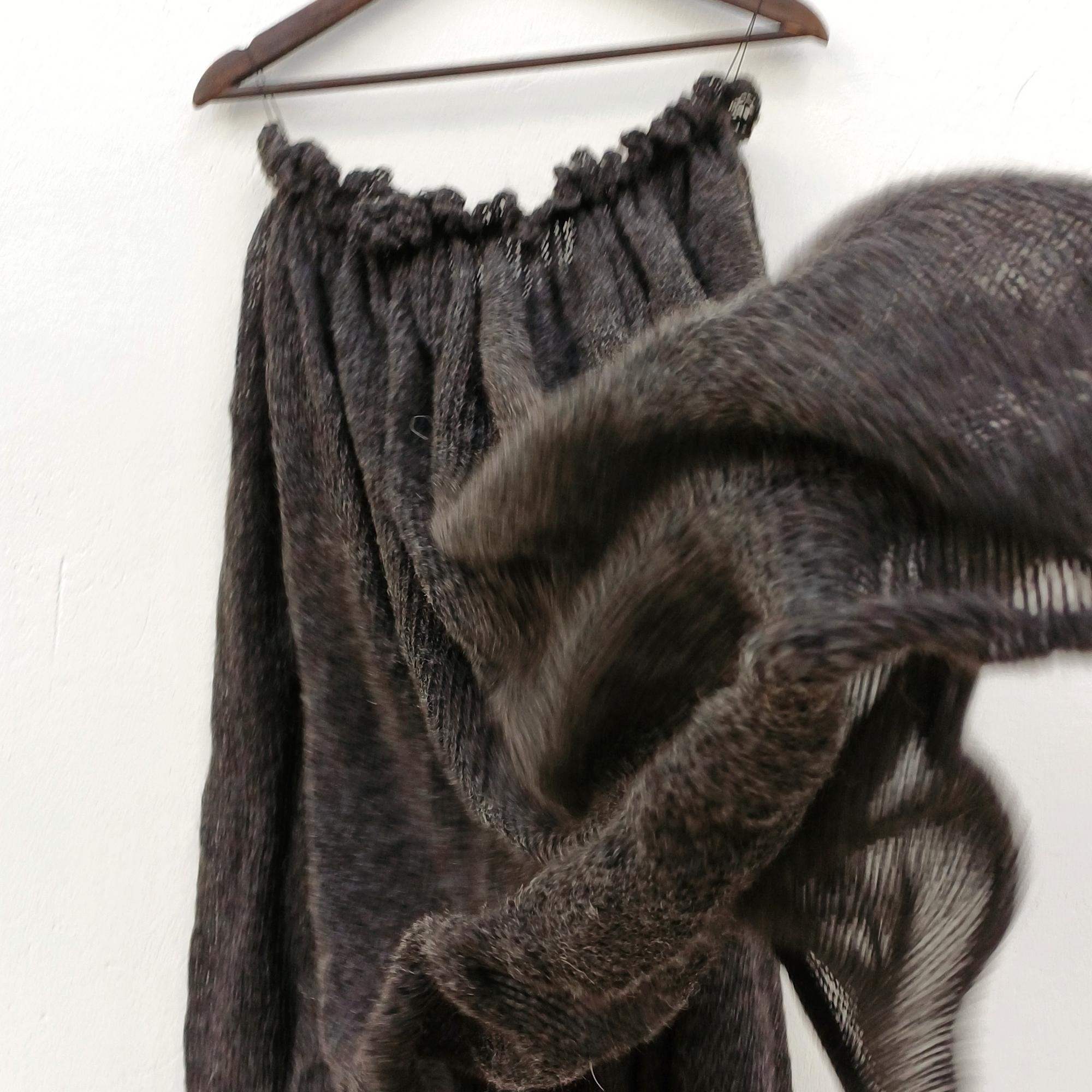 Вязаная юбка "Тюльпан"