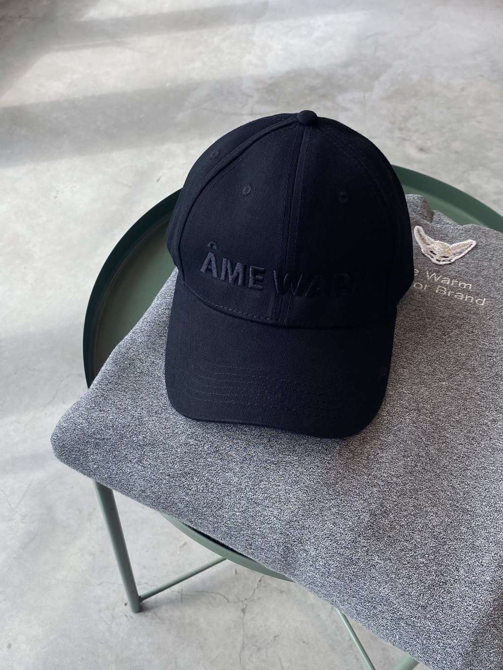 Бейсболка ÂME WARM BLACK