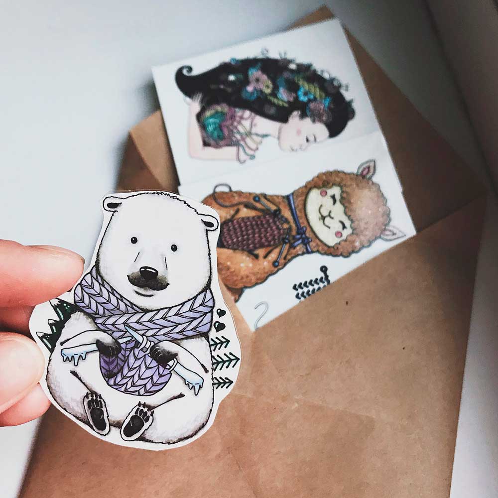 Переводные вязальные татуировки  | Wool Story