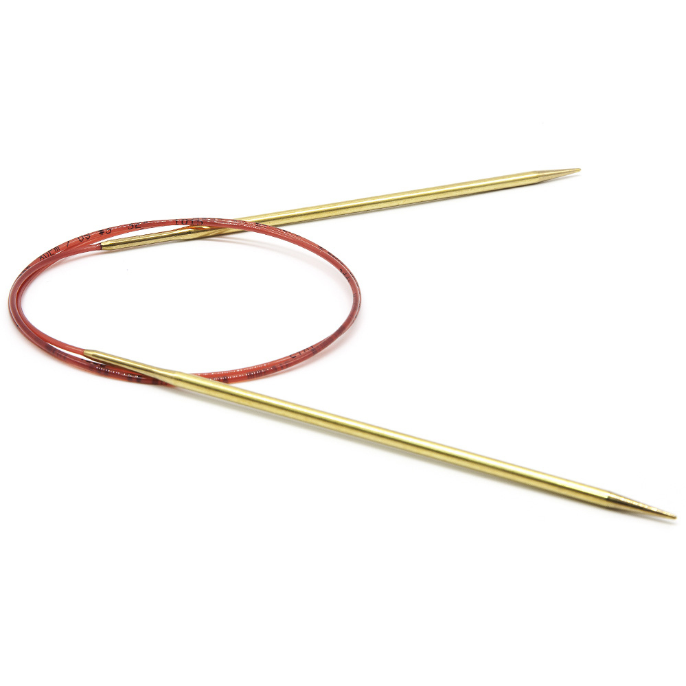 Круговые спицы Addi 3,25 мм c удлиненным кончиком на леске 80 см | Wool Story