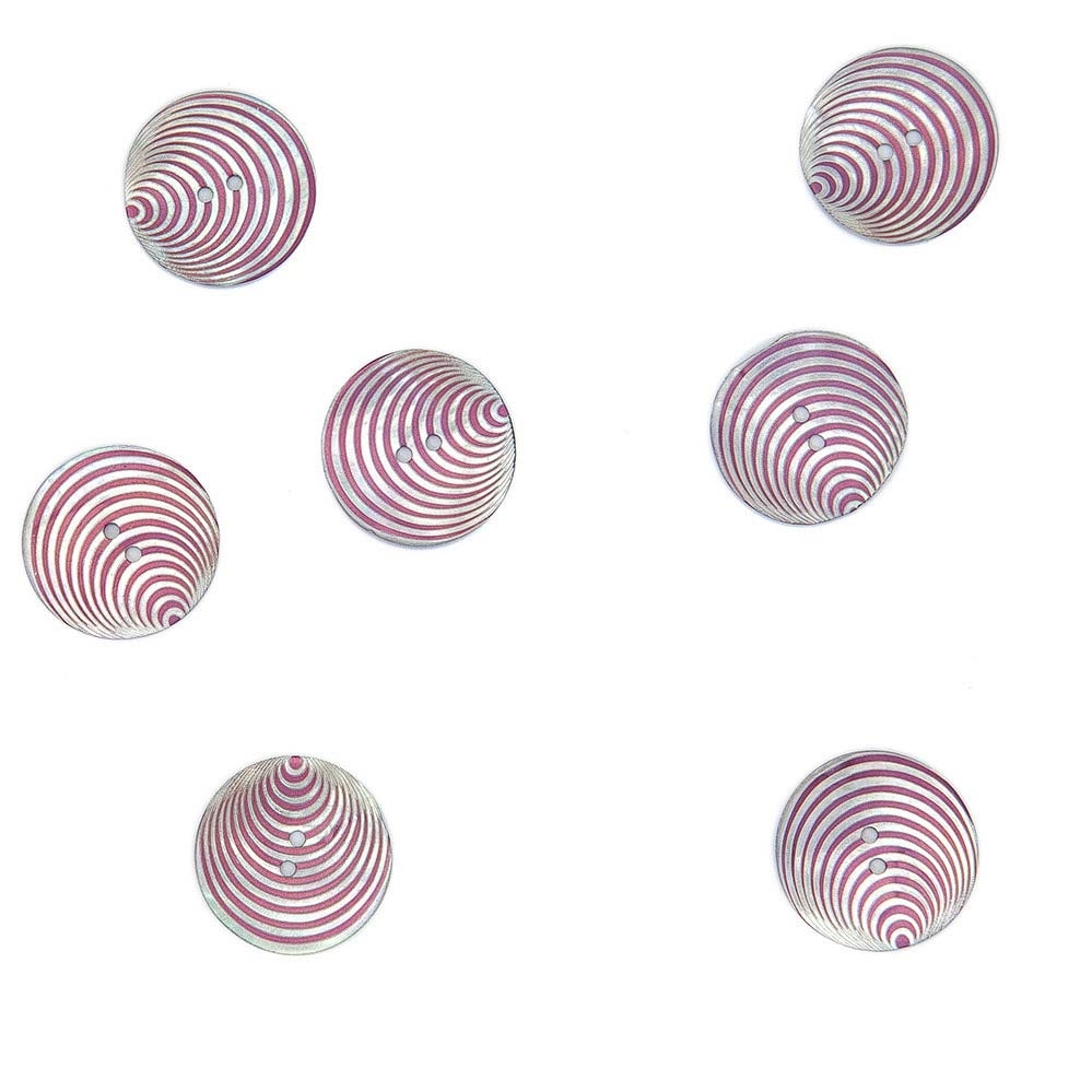 Пуговицы из перламутра, арт. ПП003, круглые, 27 мм, лицо | Wool Story