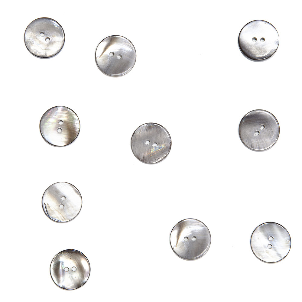 Пуговицы из перламутра, арт. ПП033, круглые, 20 мм, лицо | Wool Story