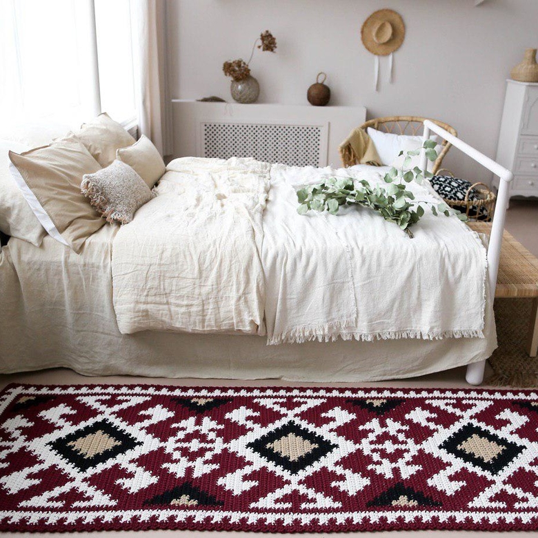 ОПИСАНИЕ ВЯЗАНИЯ КОВРА "АМАЛТЕЯ"