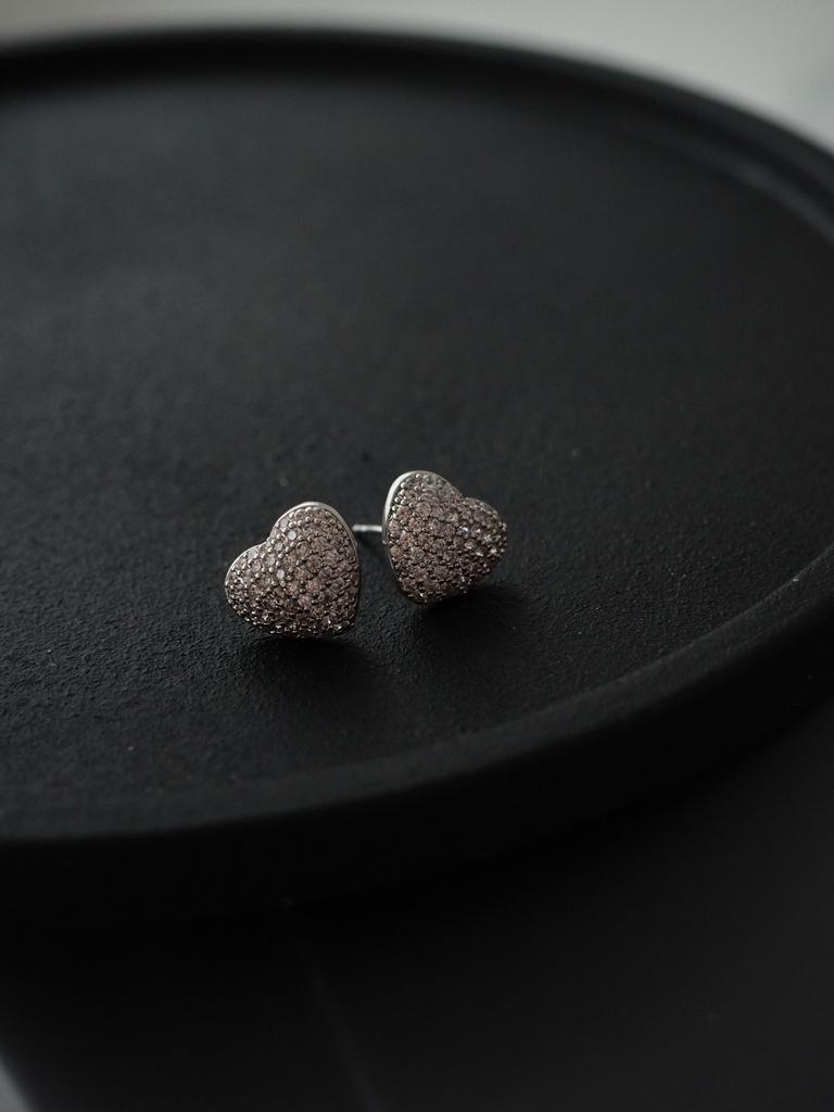 Серьги-гвоздики SHINING HEART
