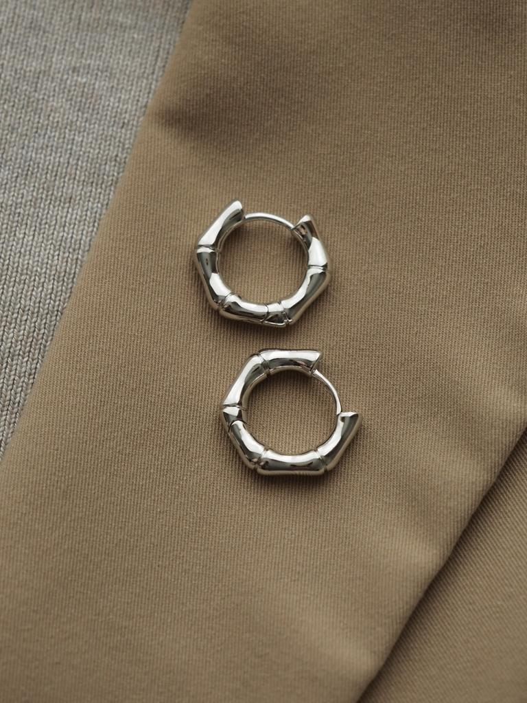 Серьги BAMBOO silver