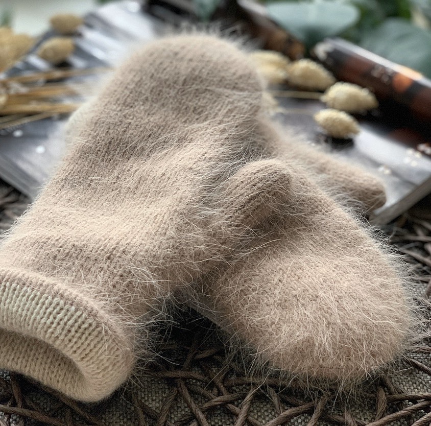 Двойные варежки