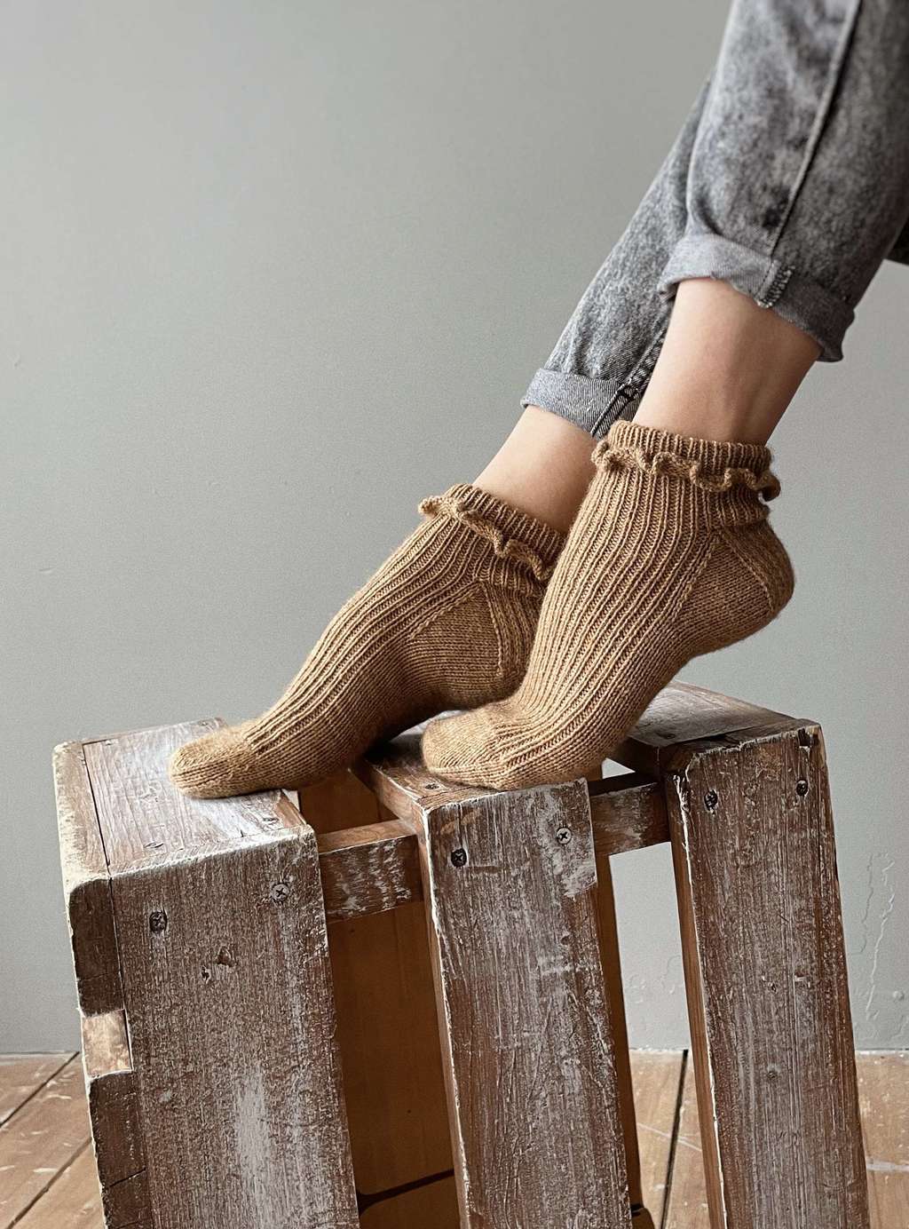 Носки с рюшами "SECRET”