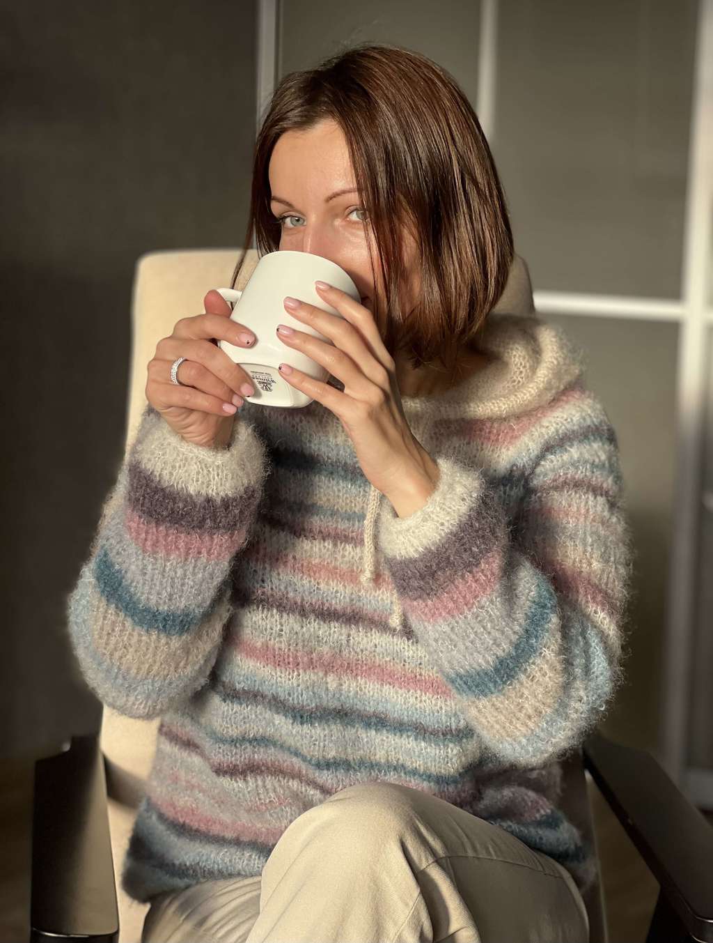 Худи из мохера "Barni"