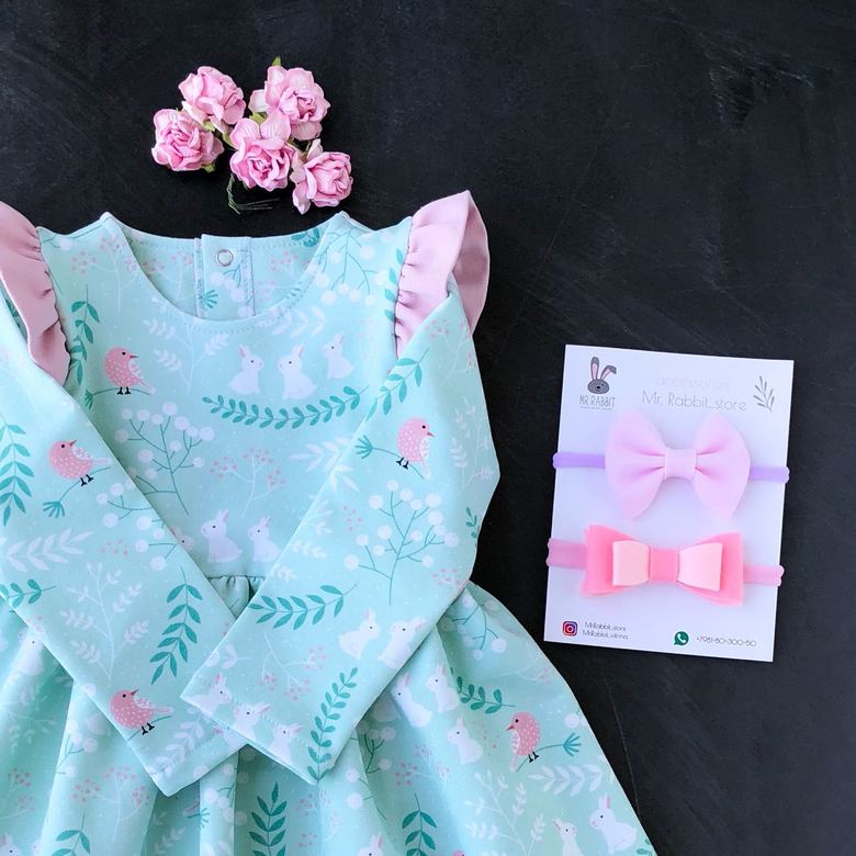 Платье трикотажное Рюша