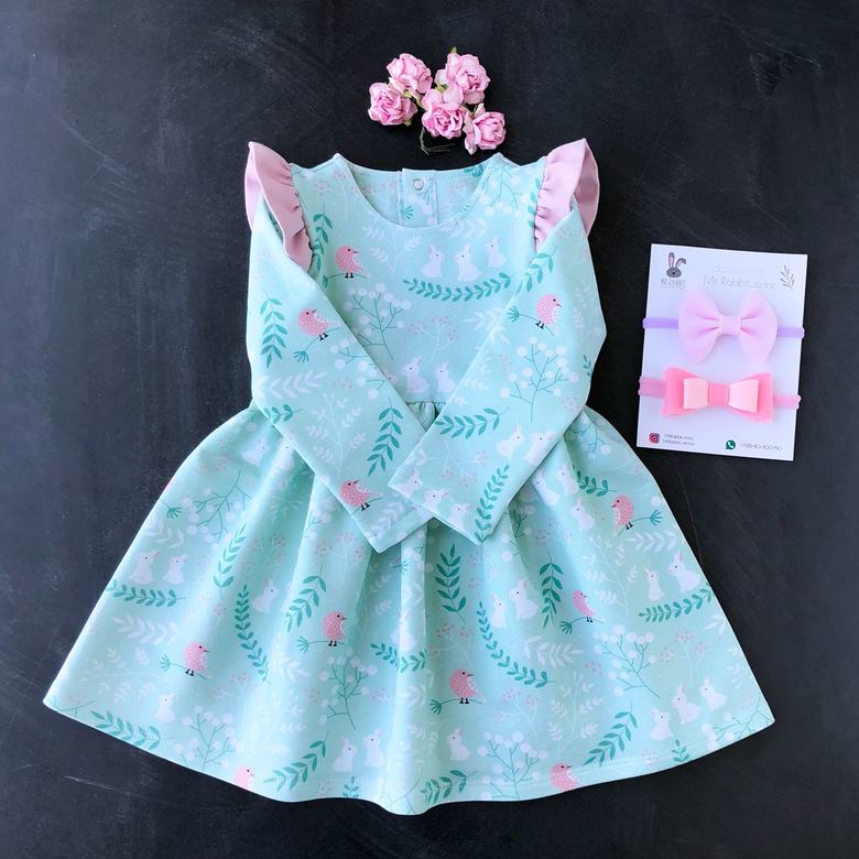 Платье трикотажное Рюша