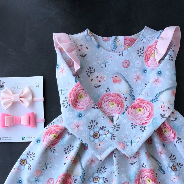 Платье трикотажное Рюша