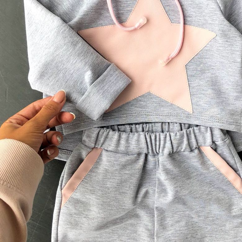 Укороченная толстовка + Штаны с карманами