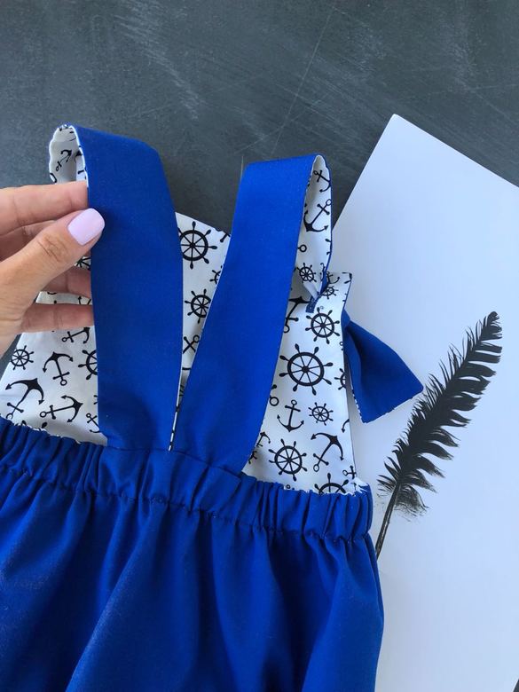 Ромпер узелок Синий