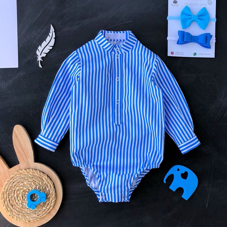 Рубашка - боди длинный рукав