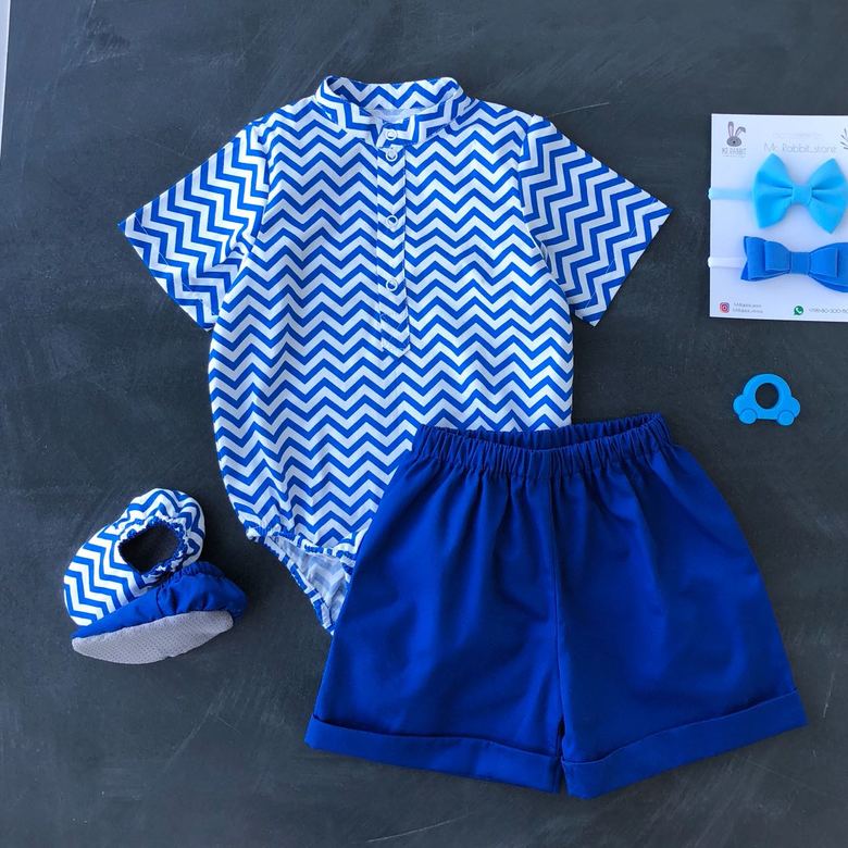 Рубашка - боди короткий рукав